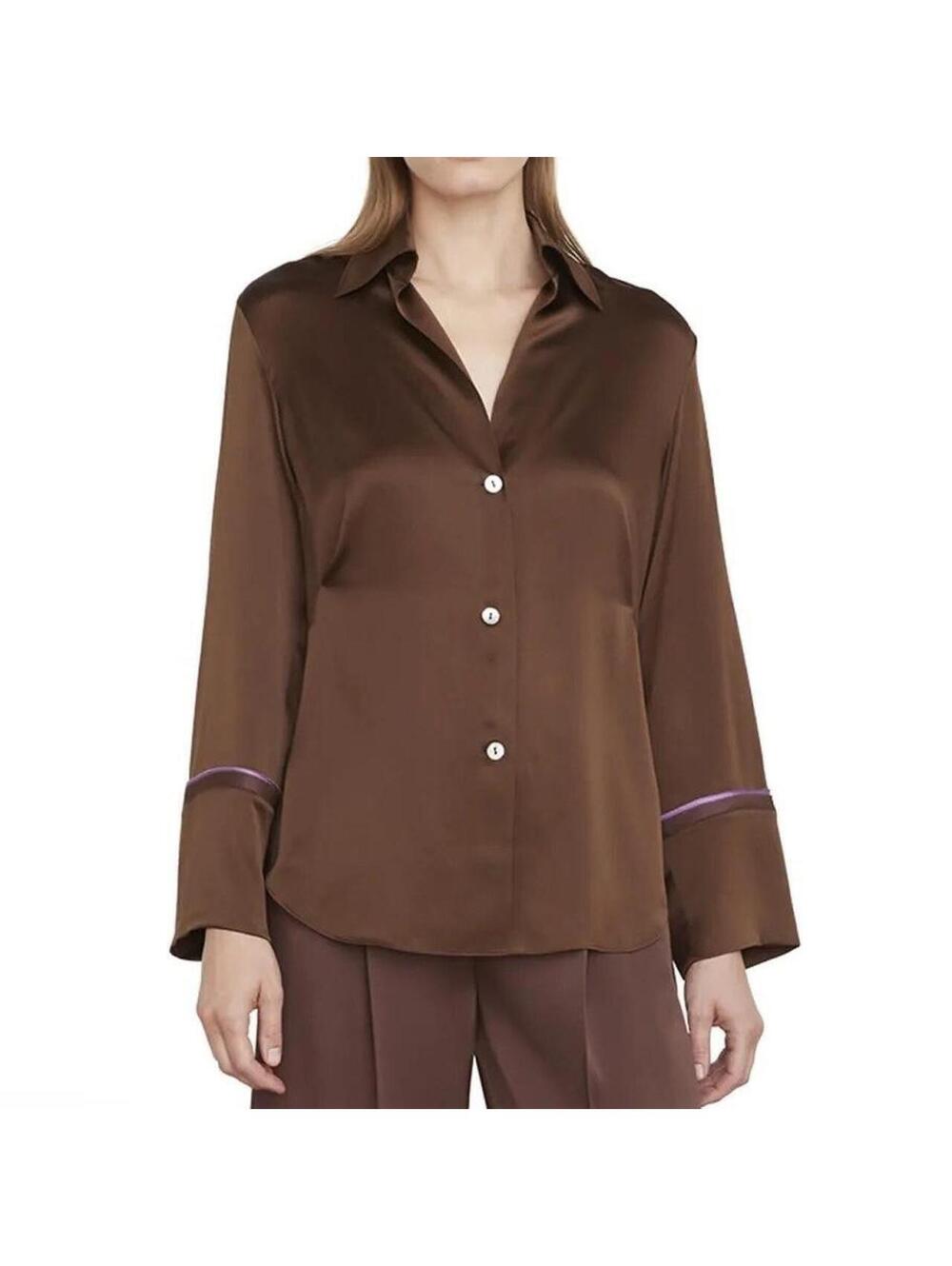 Vince Women's Brown Blous